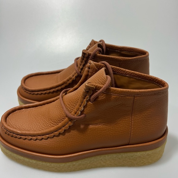 Chloe Jamie Ankle Boots Tan Caramel Women’s EU 41/US 11 - Picture 3 of 10